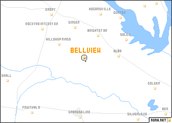 map of Bellview