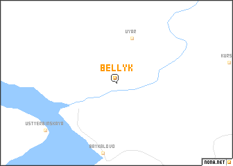 map of Bellyk