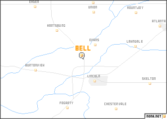 map of Bell