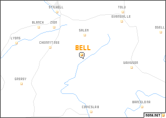 map of Bell