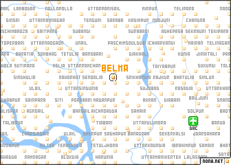 map of Belma