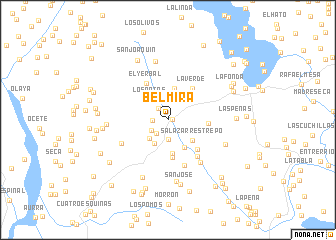 map of Belmira