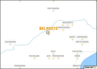 map of Belmonte