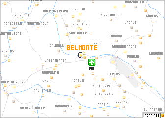 map of Belmonte