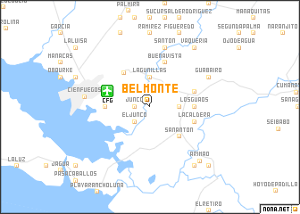 map of Belmonte