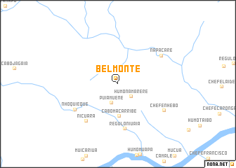 map of Belmonte