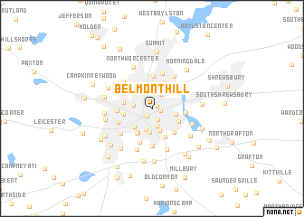 map of Belmont Hill