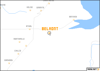 map of Belmont