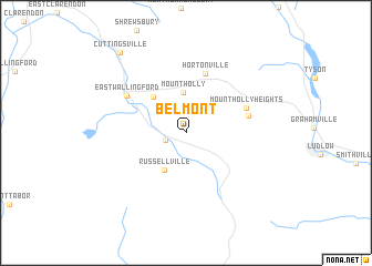 map of Belmont