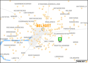 map of Belmont