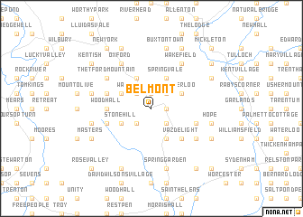 map of Belmont