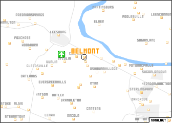 map of Belmont