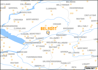 map of Belmont