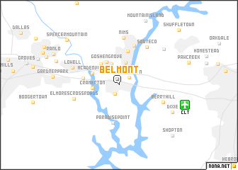 map of Belmont