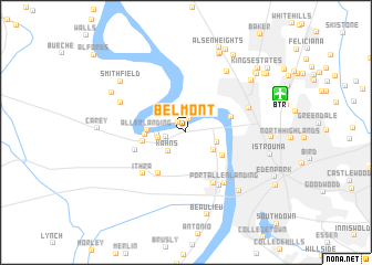 map of Belmont