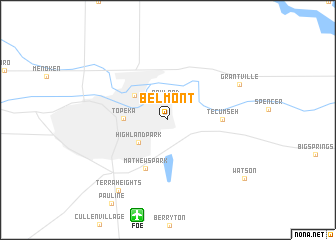 map of Belmont