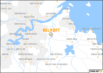 map of Belmont