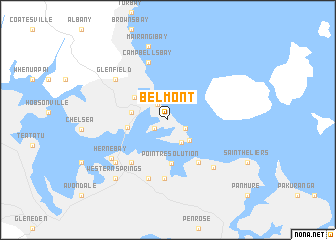 map of Belmont