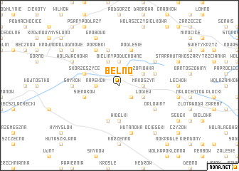 map of Belno