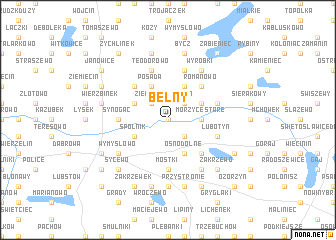 map of Belny