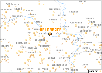 map of Belobraće