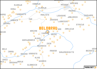 map of Belobrad