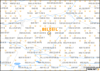 map of Beloeil