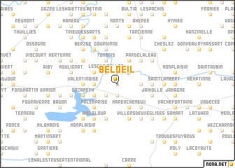 map of Beloeil