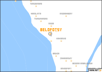 map of Belofotsy