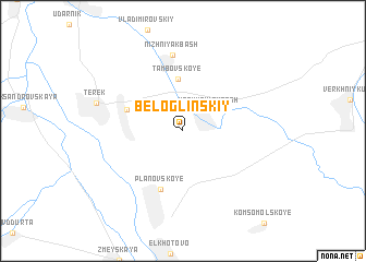 map of Beloglinskiy