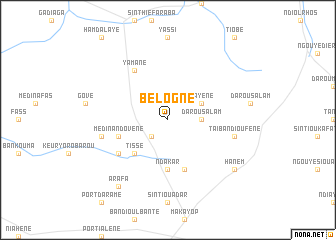 map of Bélogne