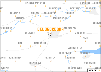 map of Belogorodka