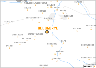 map of Belogor\