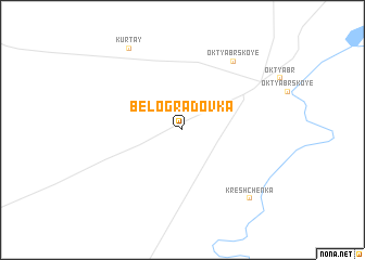 map of Belogradovka