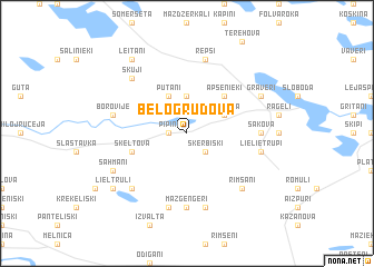 map of Belogrudova