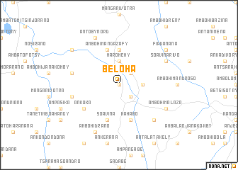 map of Beloha