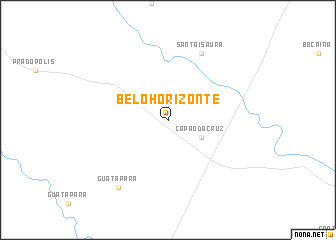 map of Belo Horizonte