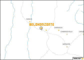 map of Belo Horizonte