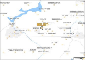 map of Beloit