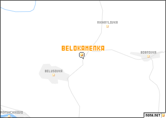 map of Belokamenka