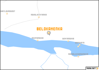 map of (( Belokamenka ))