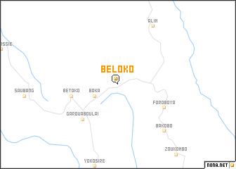 map of Beloko