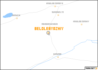 map of Belolebyazhiy