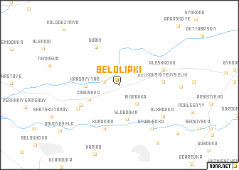 map of Belolipki