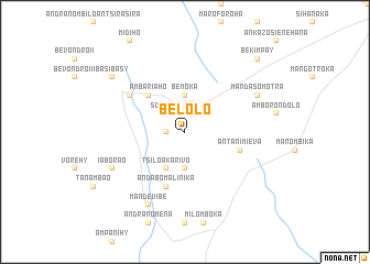 map of Belolo