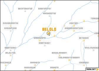 map of Belolo