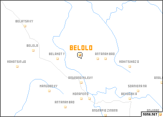 map of Belolo