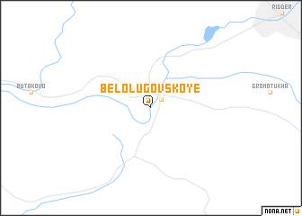 map of Belolugovskoye