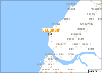 map of Belombo