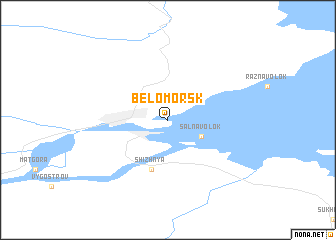 map of Belomorsk